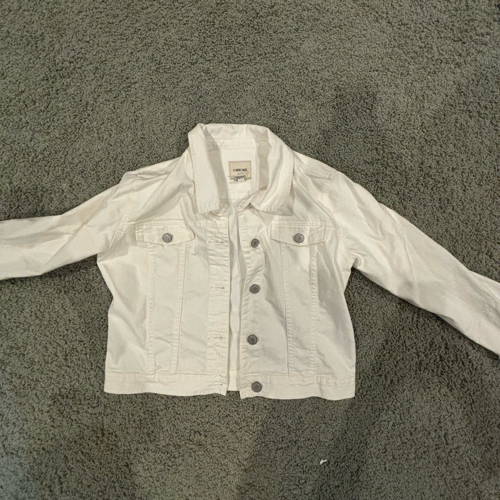 White Jean Jacket